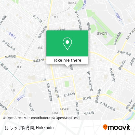 はらっぱ保育園 map