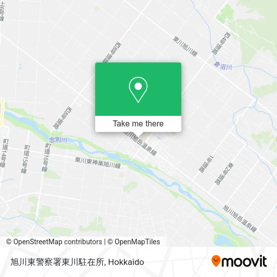 旭川東警察署東川駐在所 map