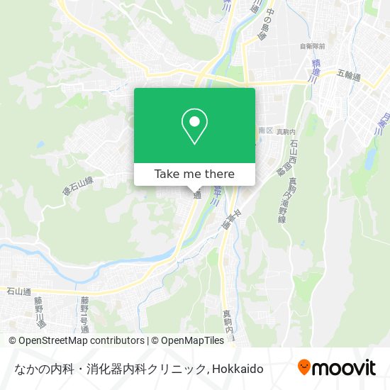 なかの内科・消化器内科クリニック map