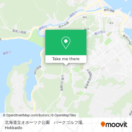 北海道立オホーツク公園　パークゴルフ場 map
