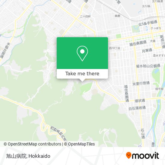 旭山病院 map