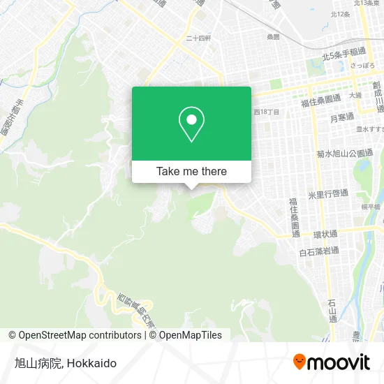 旭山病院 map