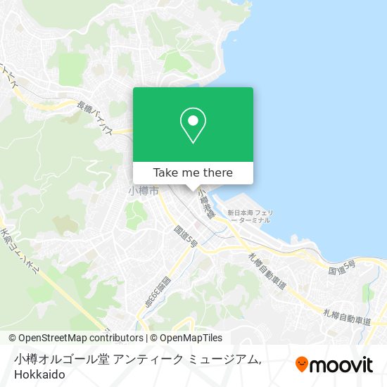 小樽オルゴール堂 アンティーク ミュージアム map