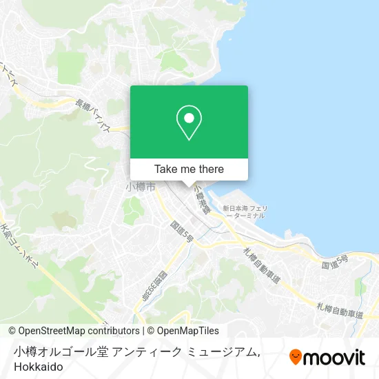 小樽オルゴール堂 アンティーク ミュージアム map