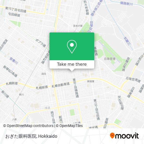 おぎた眼科医院 map