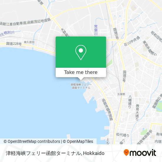 津軽海峡フェリー函館ターミナル map