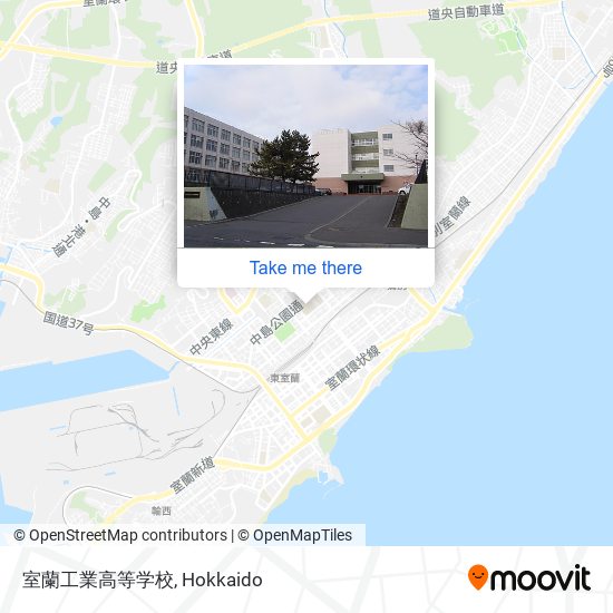 室蘭工業高等学校 map