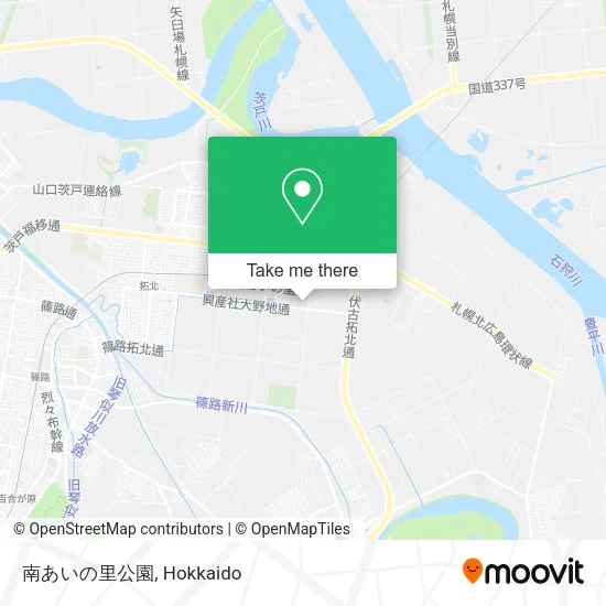 南あいの里公園 map