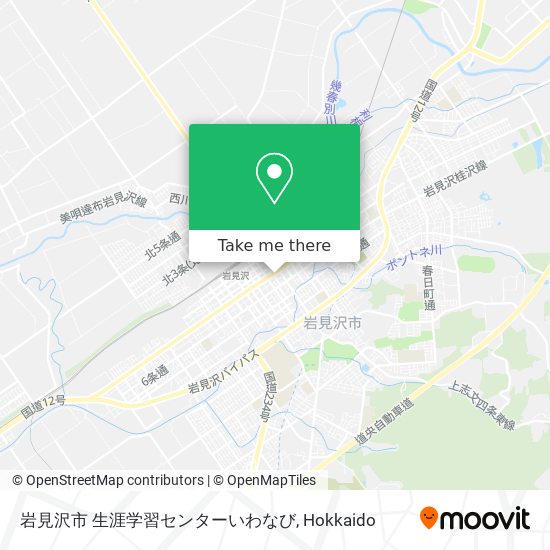 岩見沢市 生涯学習センターいわなび map