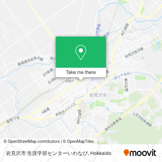 岩見沢市 生涯学習センターいわなび map
