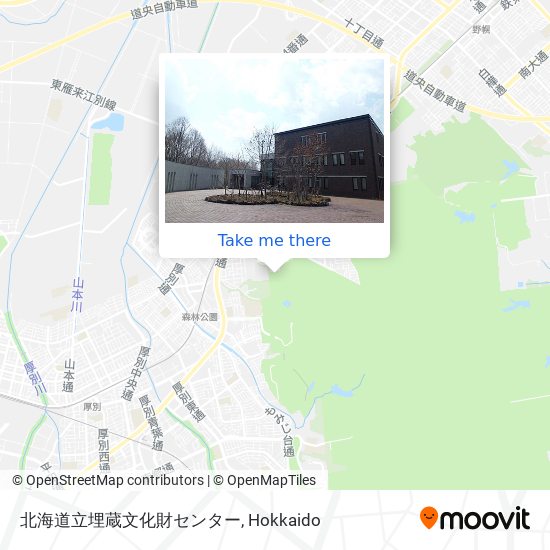 北海道立埋蔵文化財センター map