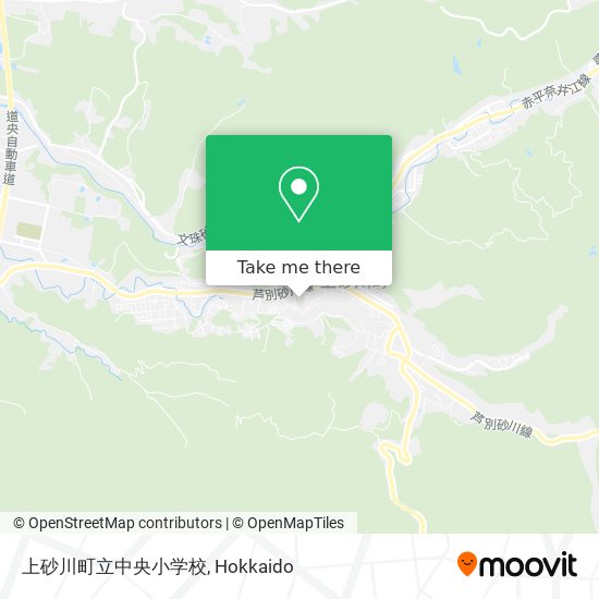 上砂川町立中央小学校 map