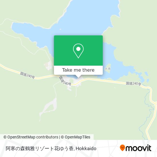 阿寒の森鶴雅リゾート花ゆう香 map