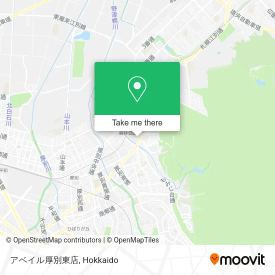 Aivle Atsubetsu East Store map