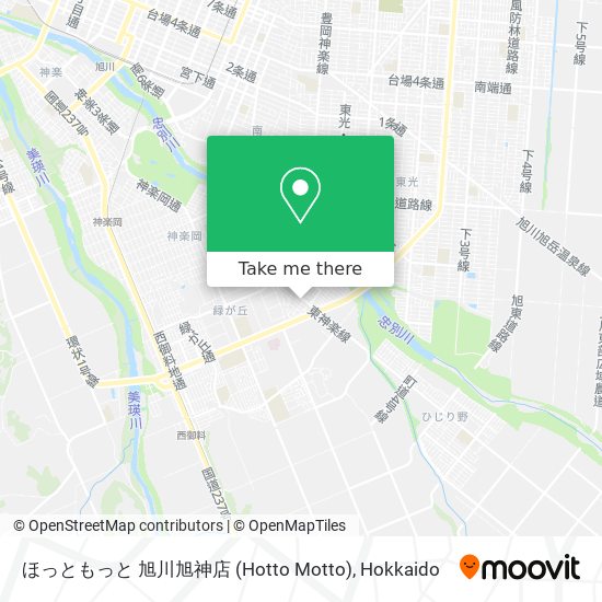 ほっともっと 旭川旭神店 (Hotto Motto) map