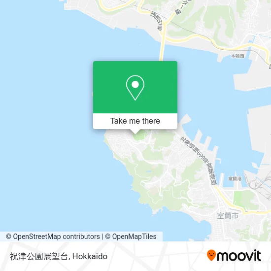 祝津公園展望台 map