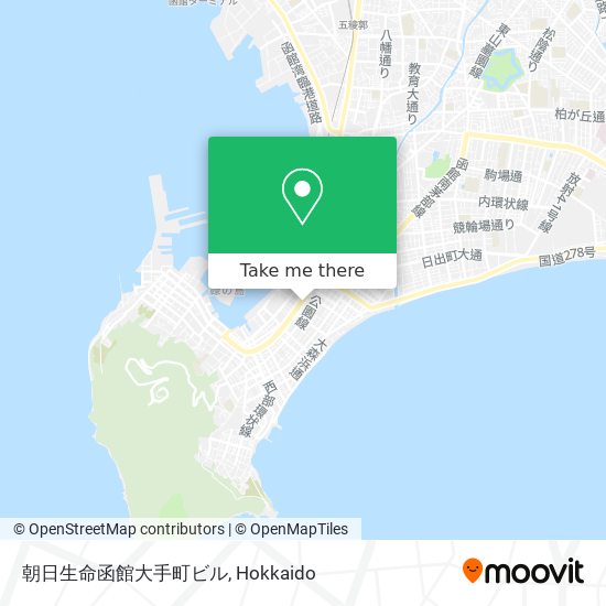朝日生命函館大手町ビル map
