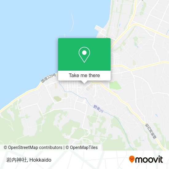岩内神社 map