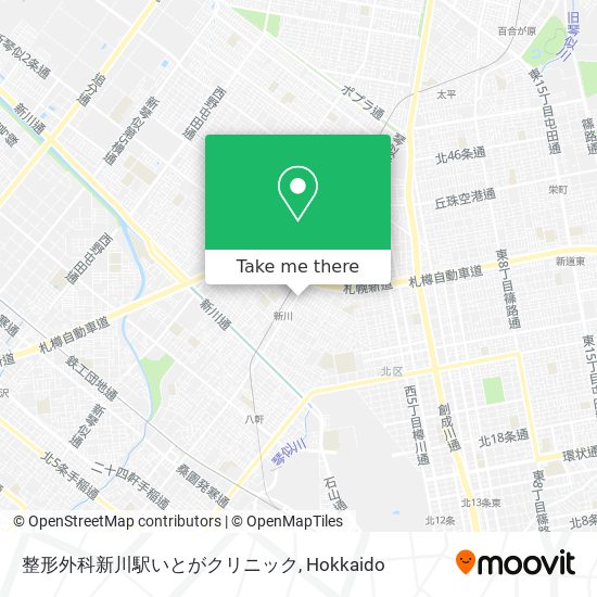 整形外科新川駅いとがクリニック map