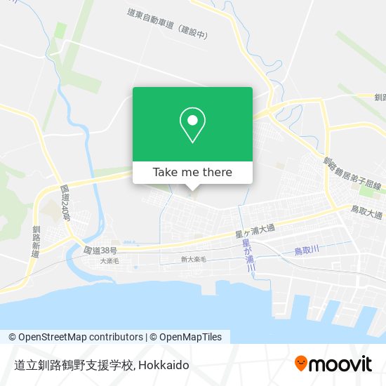 道立釧路鶴野支援学校 map