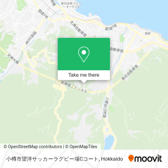 小樽市望洋サッカーラグビー場Cコート map