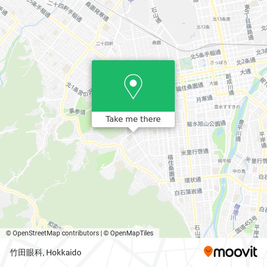 竹田眼科 map