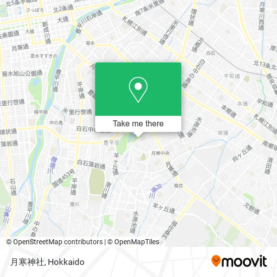 月寒神社 map