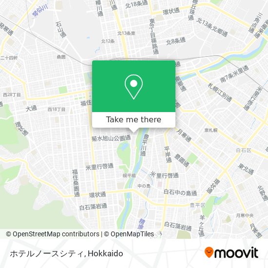 ホテルノースシティ map
