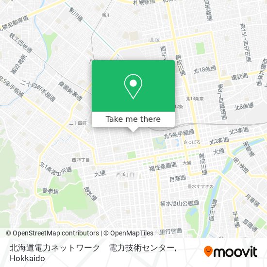 北海道電力ネットワーク　電力技術センター map