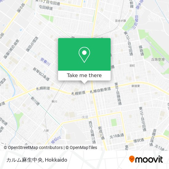 カルム麻生中央 map