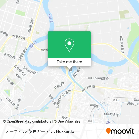 ノースヒル 茨戸ガーデン map