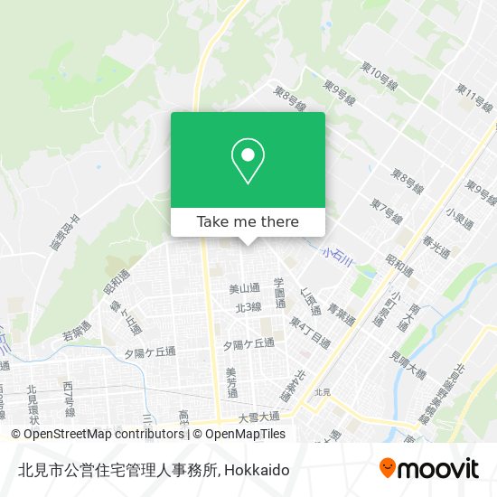 北見市公営住宅管理人事務所 map