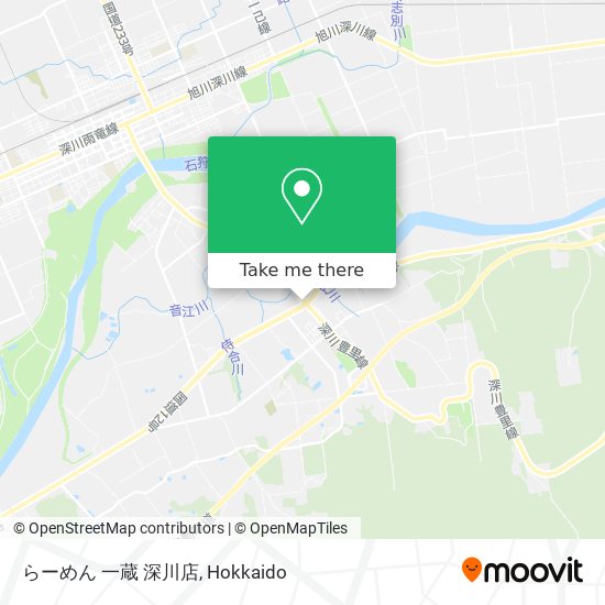 らーめん 一蔵 深川店 map