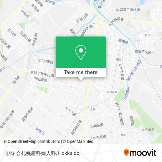 朋佑会札幌産科婦人科 map