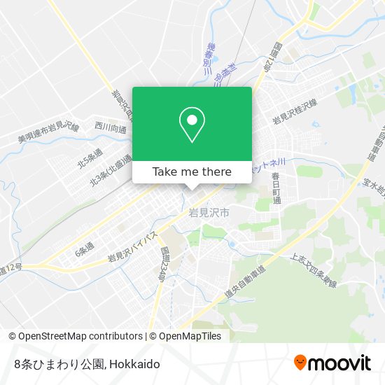 8条ひまわり公園 map