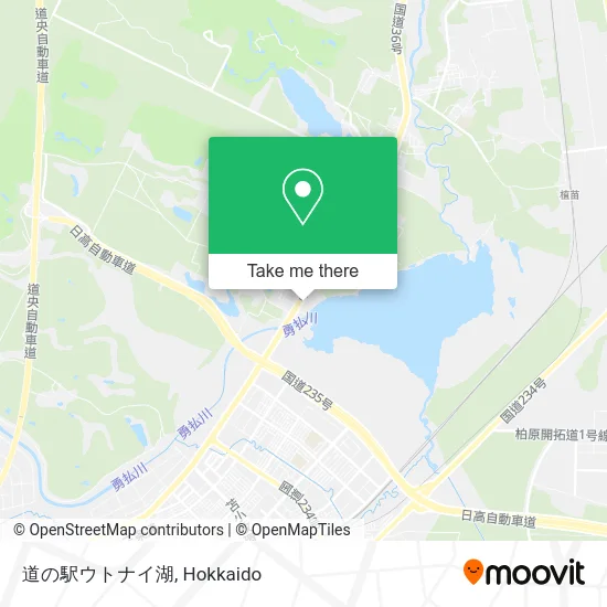 道の駅ウトナイ湖 map