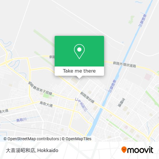 大喜湯昭和店 map