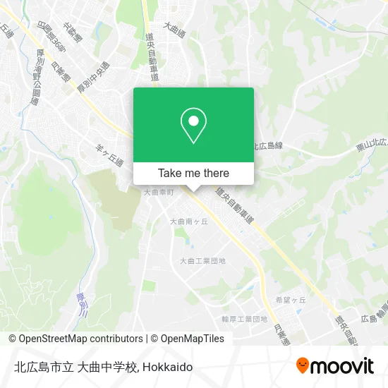 北広島市立 大曲中学校 map