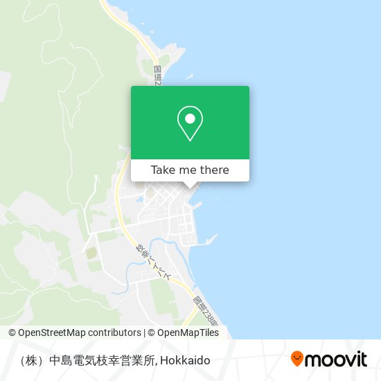 （株）中島電気枝幸営業所 map