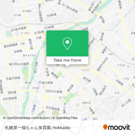 札幌第一福ちゃん保育園 map