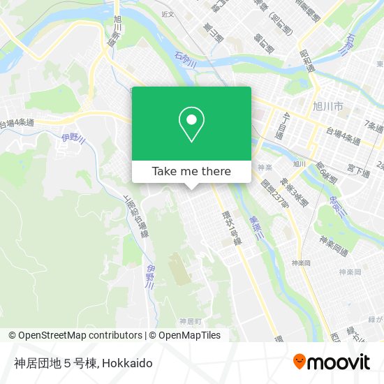 神居団地５号棟 map