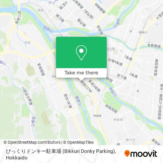 びっくりドンキー駐車場 (Bikkuri Donky Parking) map