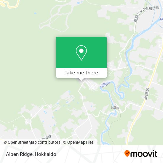 Alpen Ridge map
