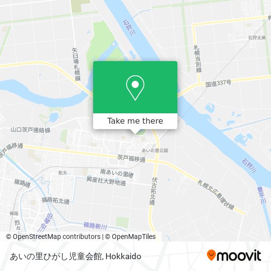 あいの里ひがし児童会館 map