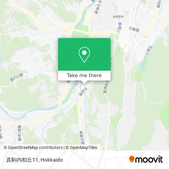 Makomanai Kashiwadai 11 map