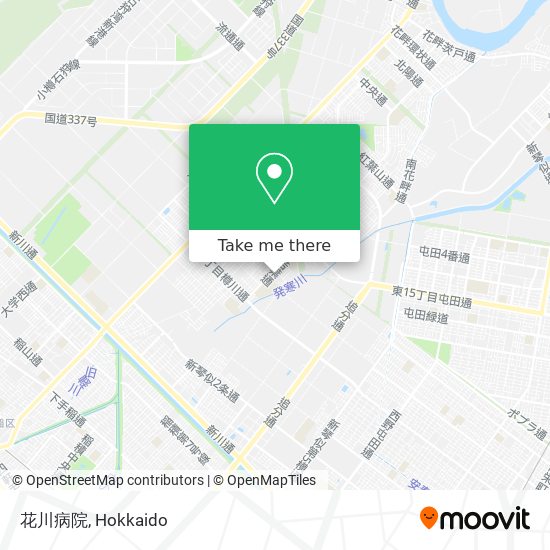 花川病院 map