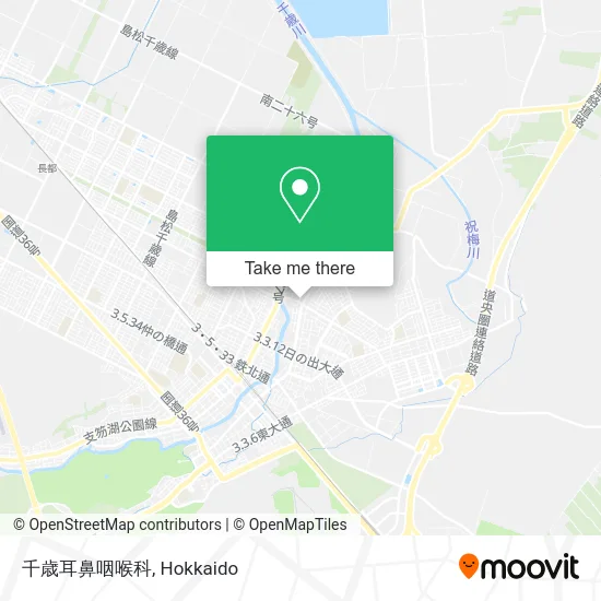 千歳耳鼻咽喉科 map