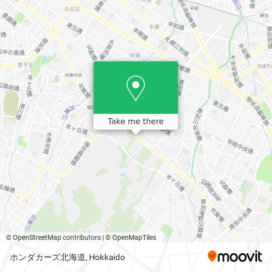ホンダカーズ北海道 map