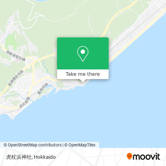 虎杖浜神社 map