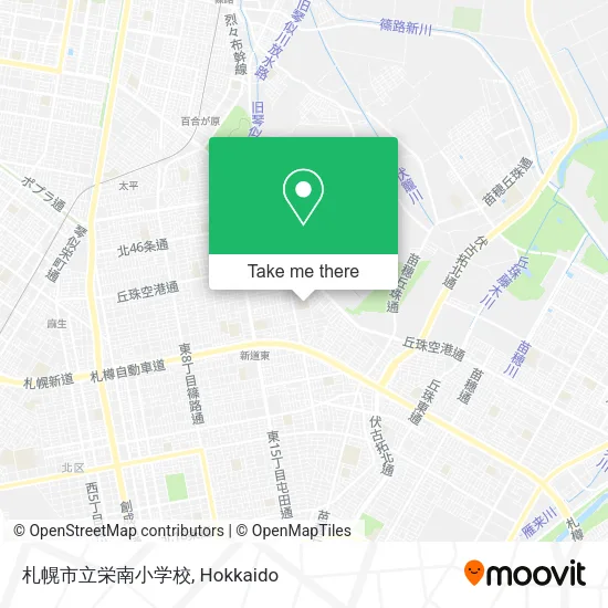 札幌市立栄南小学校 map